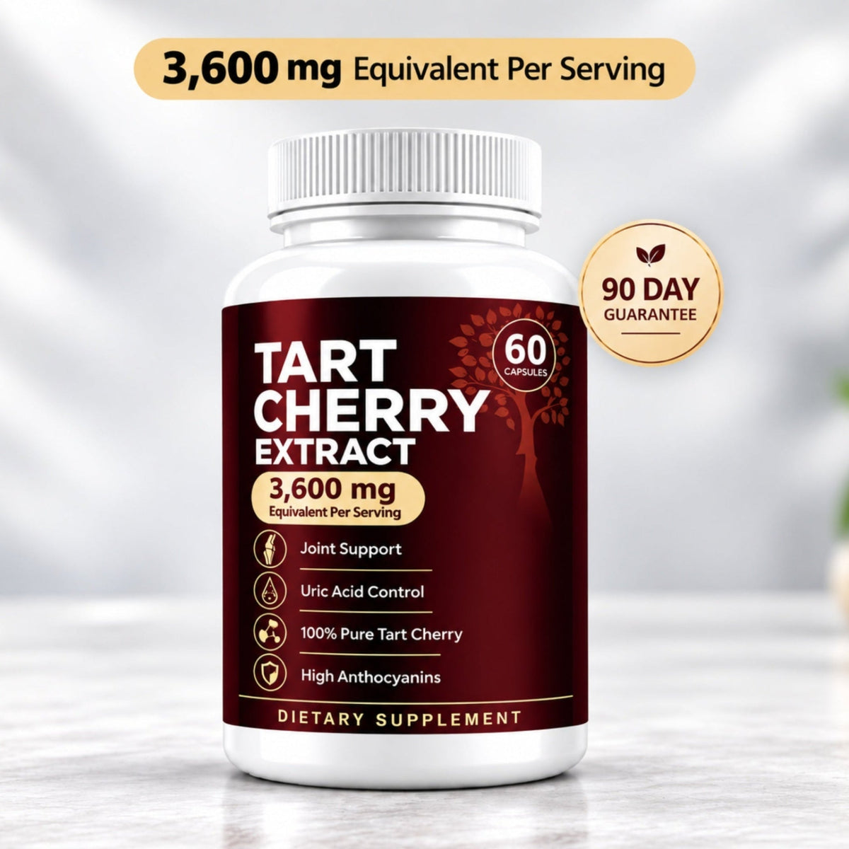 Tart cherry capsules
